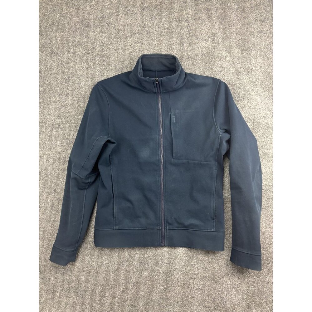 Lululemon Jacket Mens Medium Blue Full Zip Softshell Track‎ Athletic Lightweight